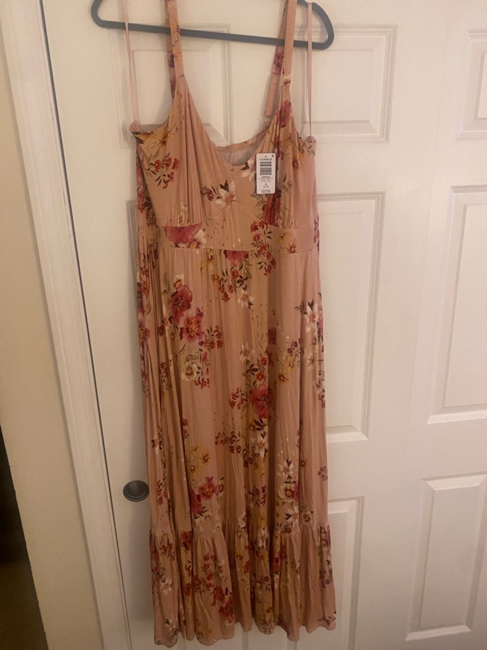 torrid Blush Pink Floral Maxi Dress